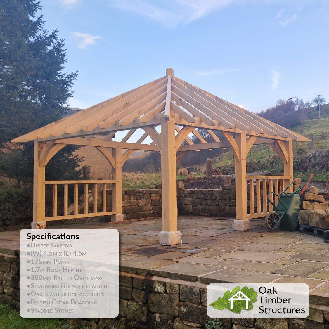 Oak Gazebos, Made Bespoke to Your Design