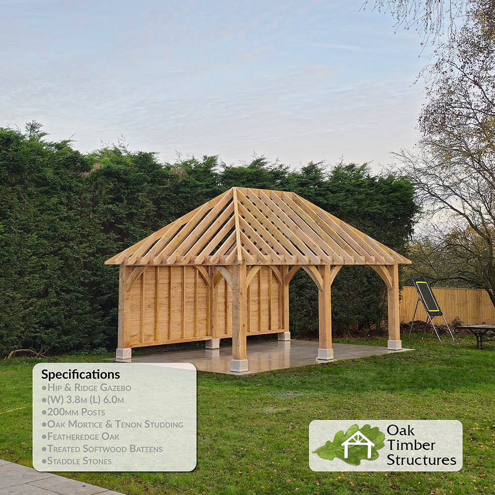 Oak Gazebos, Made Bespoke to Your Design