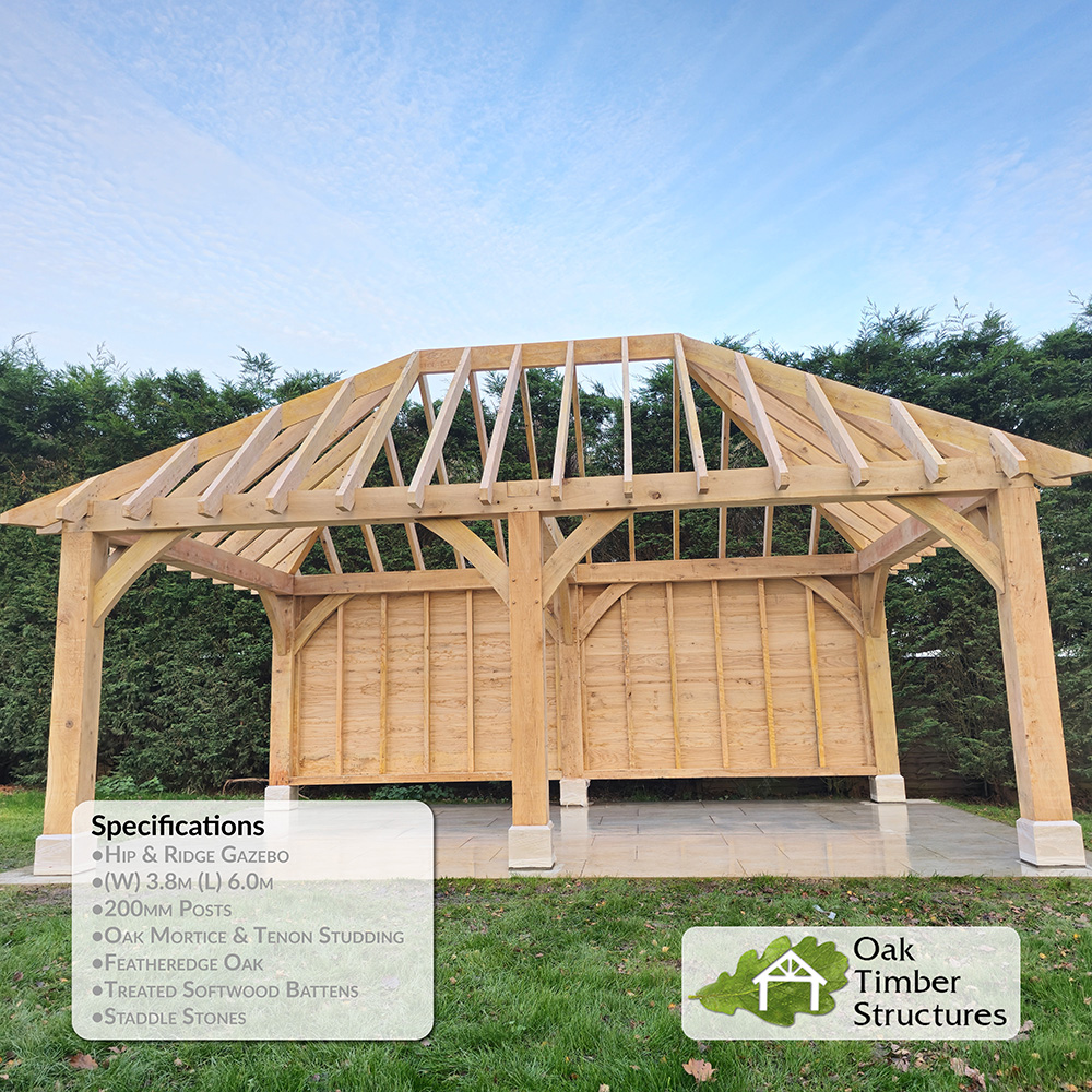 Oak Gazebos, Made Bespoke to Your Design