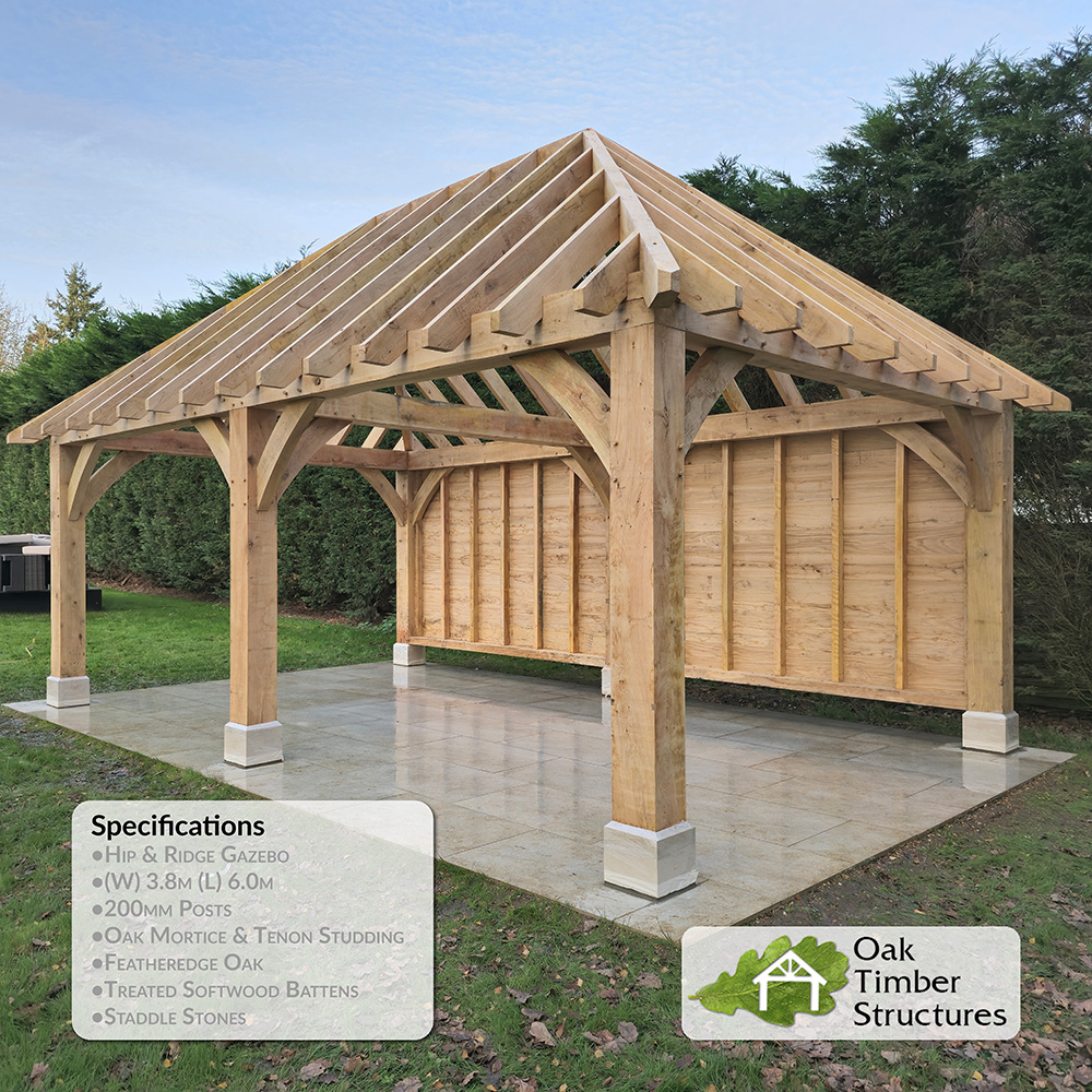 Oak Gazebos, Made Bespoke to Your Design