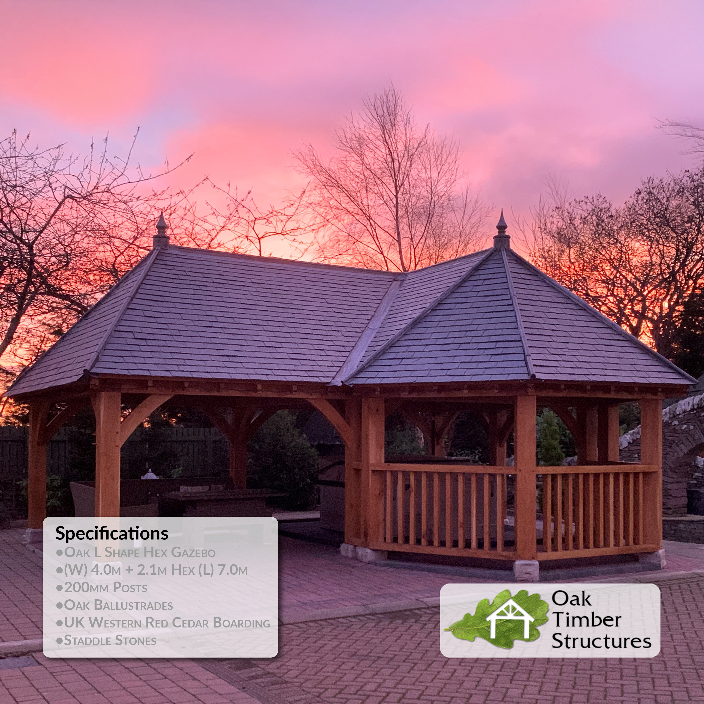 Oak Gazebos, Made Bespoke to Your Design