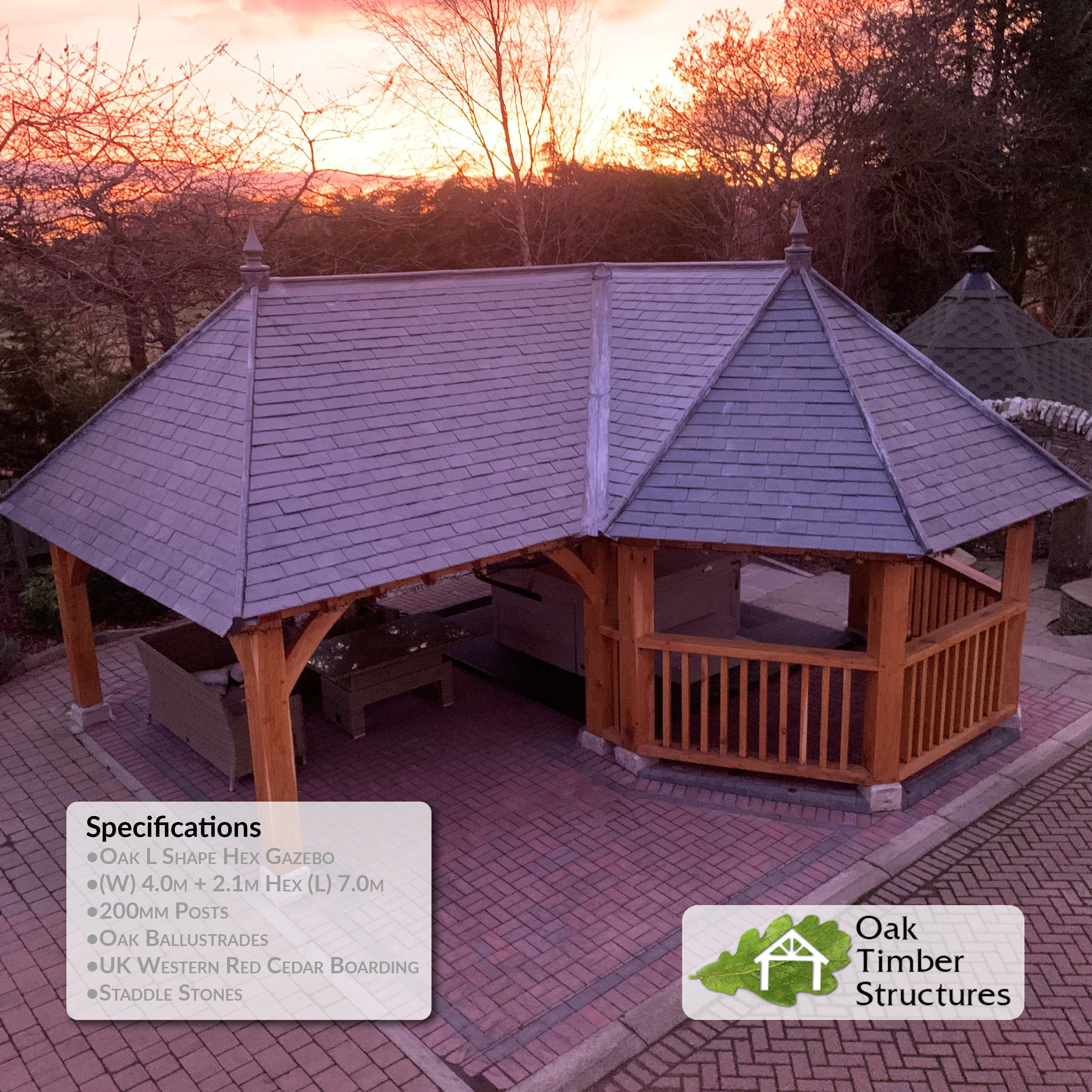 Oak Gazebos, Made Bespoke to Your Design