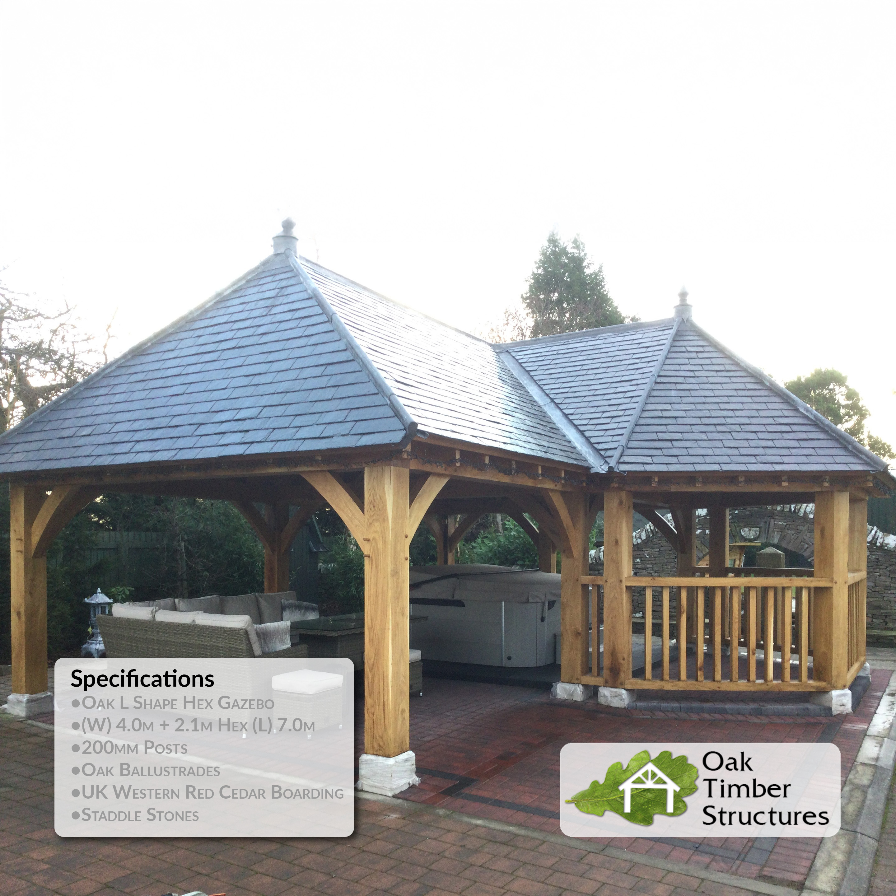 Oak Gazebos, Made Bespoke to Your Design