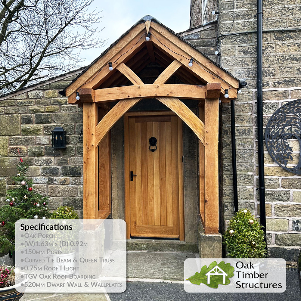 Solid Oak Porches, Made Bespoke For You