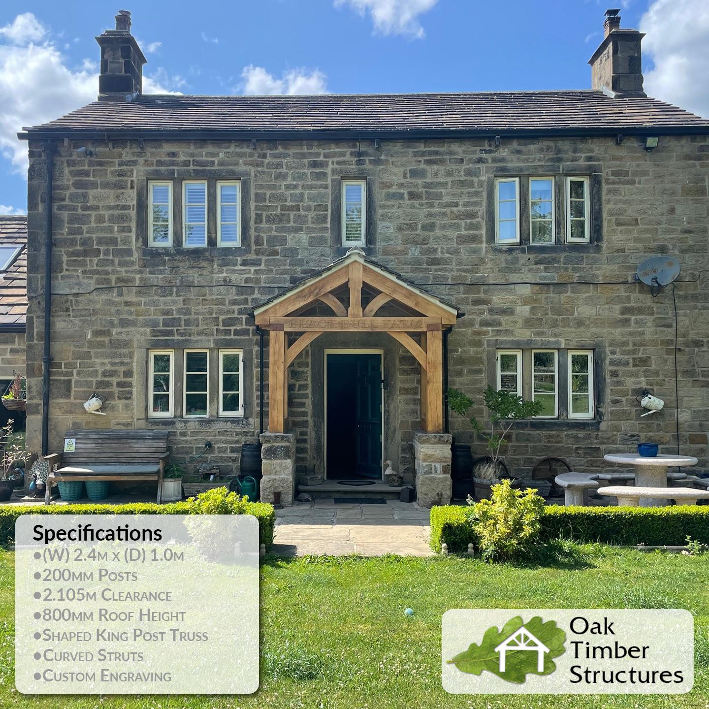 Solid Oak Porches, Made Bespoke For You