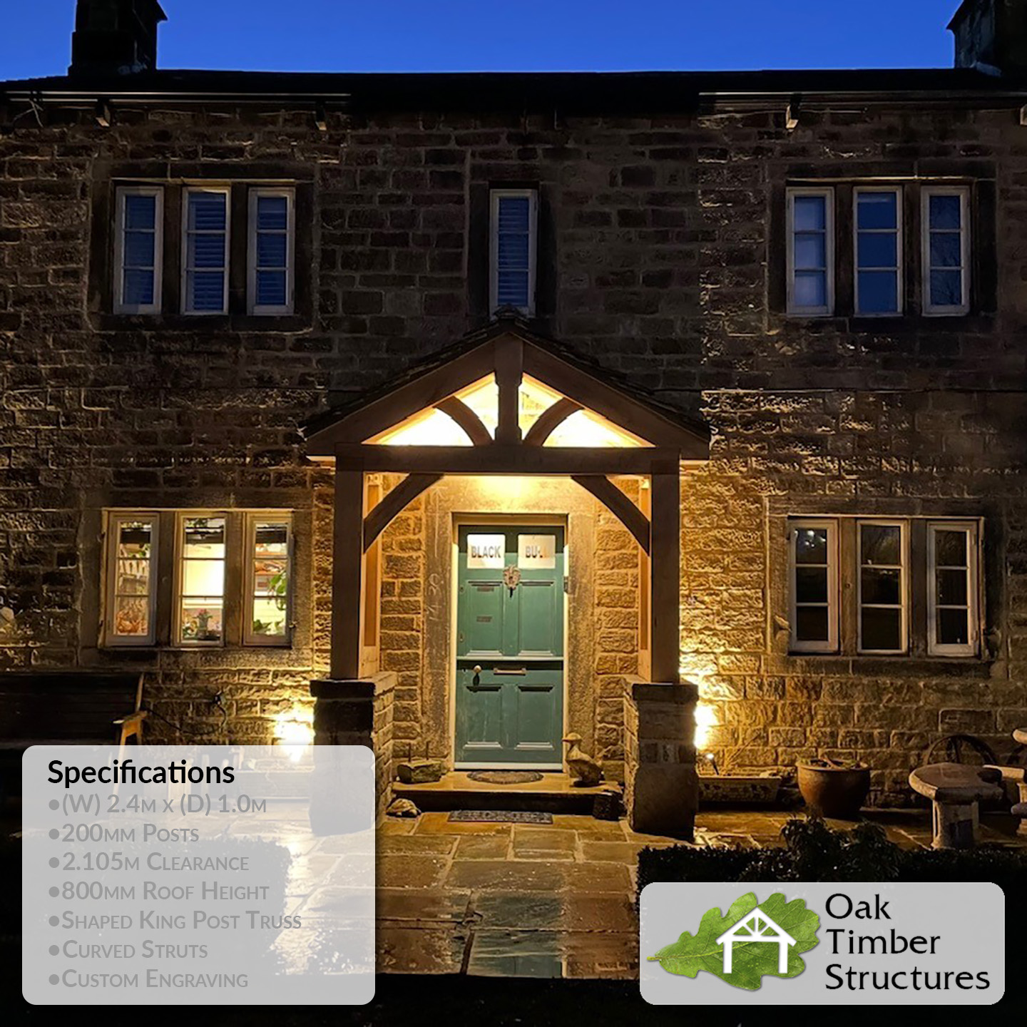 Solid Oak Porches, Made Bespoke For You