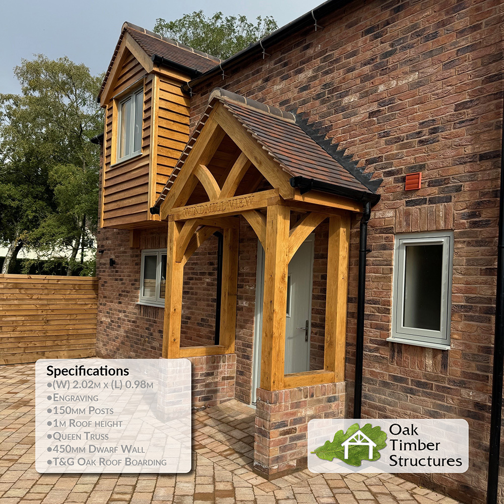 Solid Oak Porches, Made Bespoke For You