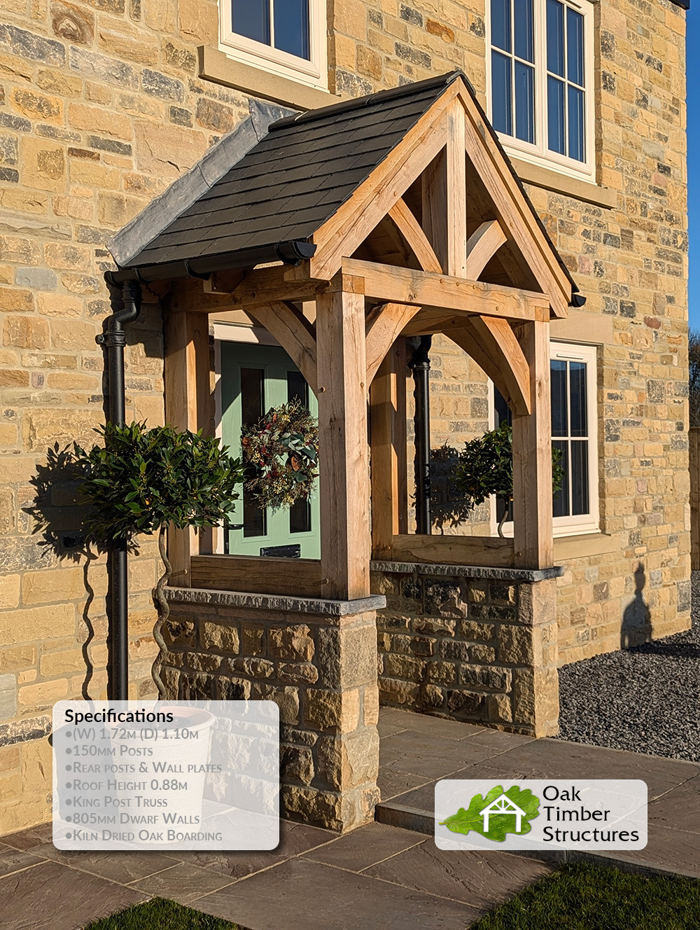 Solid Oak Porches, Made Bespoke For You