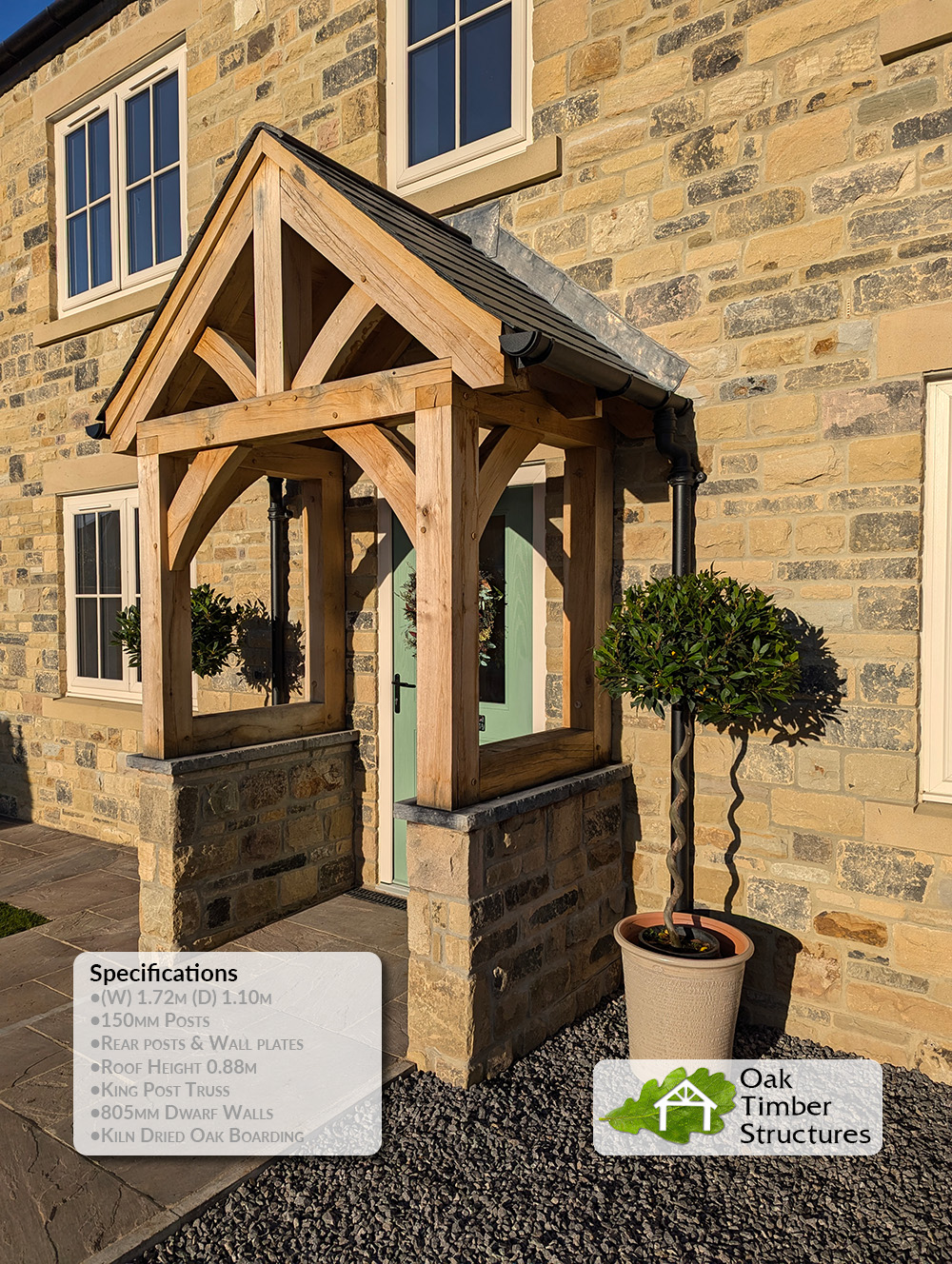 Solid Oak Porches, Made Bespoke For You