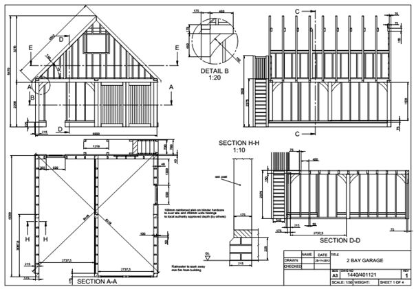 Solid Oak Garages - Oak Timber Structures