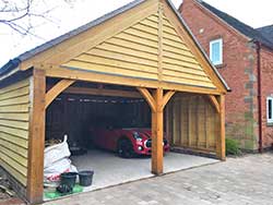 Solid Oak Garages - Oak Timber Structures