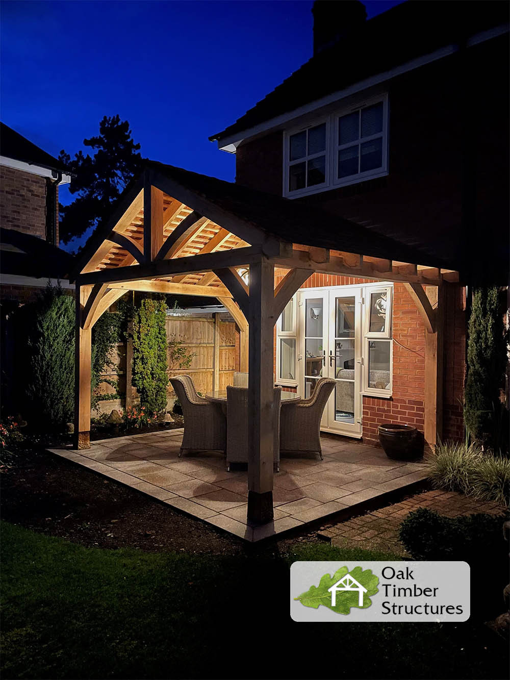 Solid Oak Gazebos - Oak Timber Structures