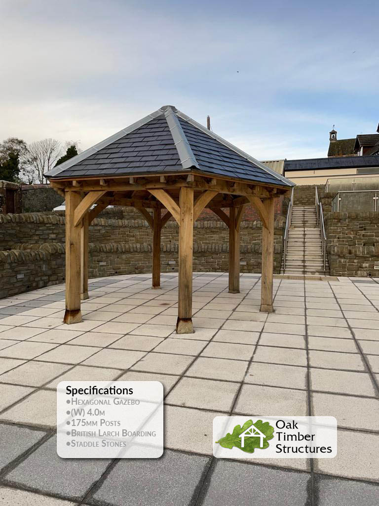 Solid Oak Gazebos - Oak Timber Structures