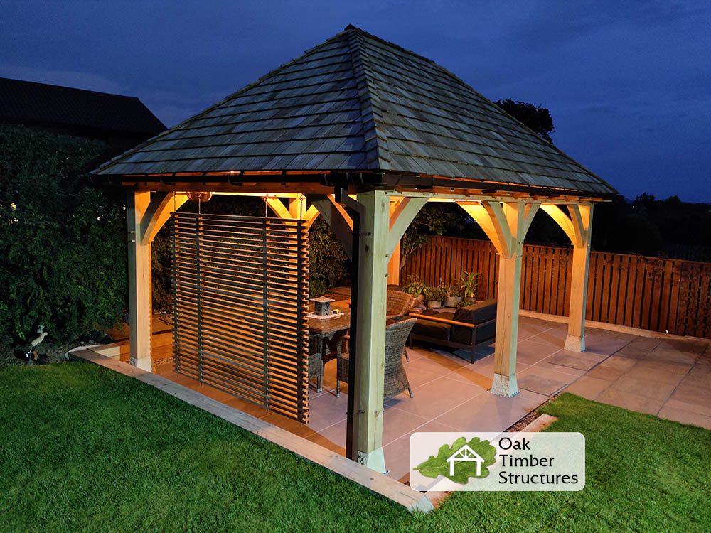 Solid Oak Gazebos - Oak Timber Structures
