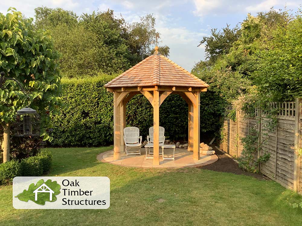 Solid Oak Gazebos - Oak Timber Structures