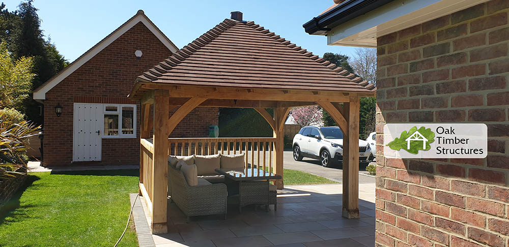 Solid Oak Gazebos - Oak Timber Structures