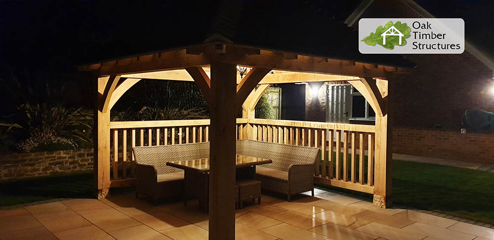 Solid Oak Gazebos - Oak Timber Structures