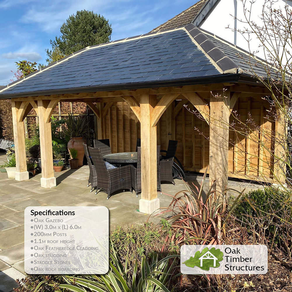 Oak Gazebos, Made Bespoke to Order