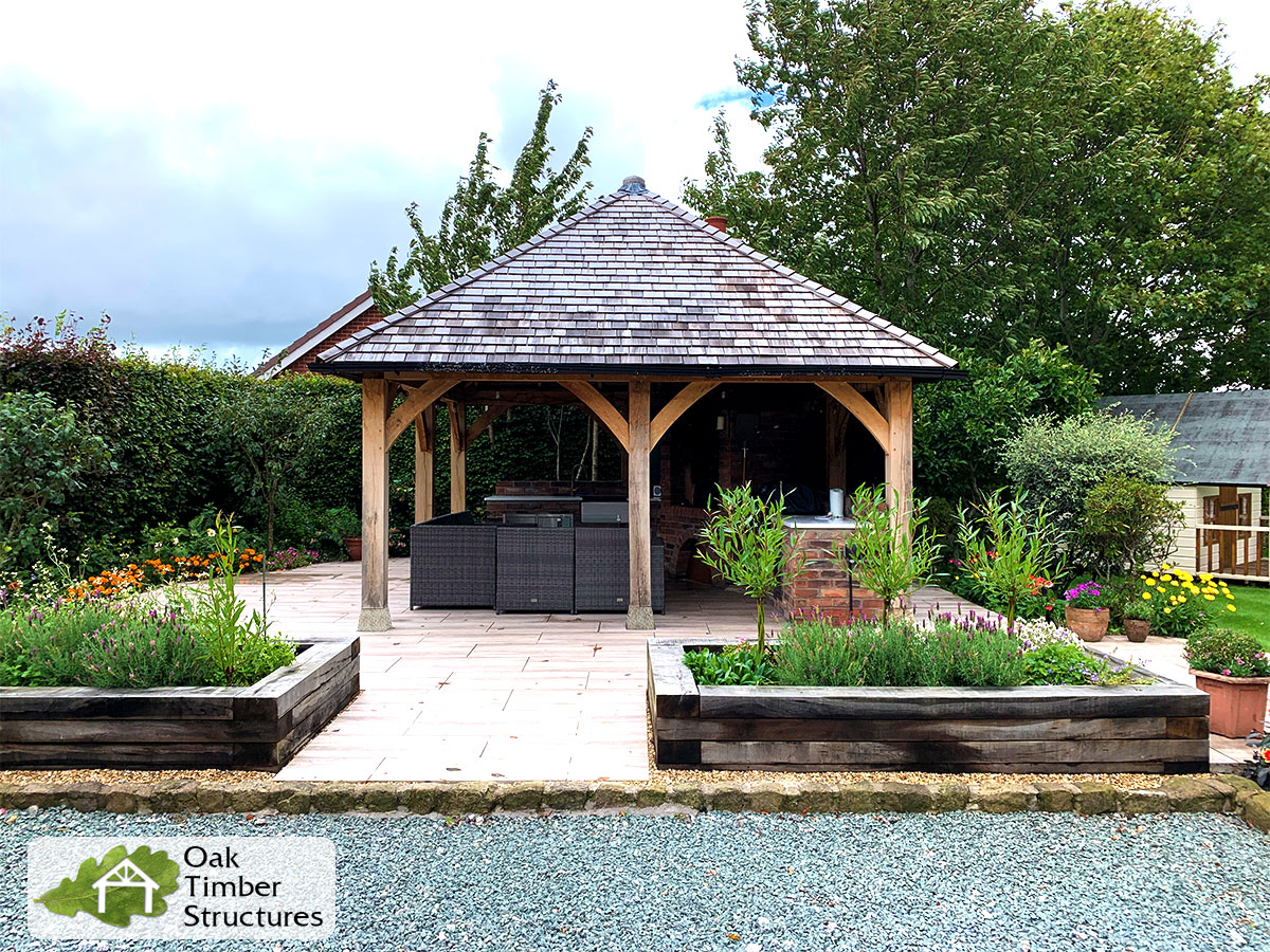Solid Oak Gazebos - Oak Timber Structures